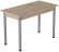 Стіл кухонний Ferrum-decor Беніта 75x120x60 Сірий ДСП Сан-Марино 16мм (FRD-105642)
