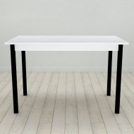 Стіл кухонний Ferrum-decor Маріо 75x120x70 Чорний ДСП Біле 16мм (FRD-106195)