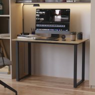 Стіл письмовий Кнап 2 Ferrum-decor 750x1000x700 Чорний метал ДСП Дуб Сонома 16 мм (FRD-106413) Стіл письмовий Кнап 2 Ferrum-decor 750x1000x700 Чорний метал ДСП Дуб Сонома 16 мм (FRD-106413)