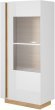 Вітрина низька Perfect Home Арко / Arco 1-дверна 1D1W/72 Білий глянець/дуб грандсон (PFH-091030)