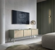 Тумба під ТВ Perfect Home Форест / Forest RTV158 3-дверна Евкаліпт/ялиця сканді (PFH-091474)