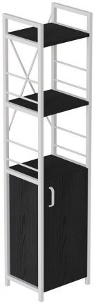Етажерка 3/34 Ferrum-decor Серії Конект із тумбою 144x34x28 Білий ДСП Сосна Кембра (FRD-104430)
