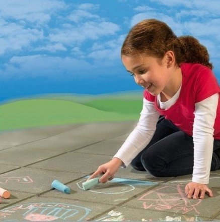 Набір крейд для асфальту Весела палітра (6 Квітів)