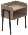 Тумба модульна Ferrum-decor Джузі 540x450x320 метал Чорний ДСП Дуб Сан-Марино 16 мм (FRD-102969)
