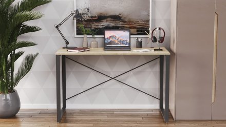 Письмовий стіл Ferrum-decor Серії Конект 75x120x600 чорний ДСП Дуб Сонома 16мм (FRD-104204) Письмовий стіл Ferrum-decor Серії Конект 75x120x600 чорний ДСП Дуб Сонома 16мм (FRD-104204)