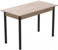 Стіл кухонний Ferrum-decor Беніта 75x120x60 Чорний ДСП Сан-Марино 16мм (FRD-105643)