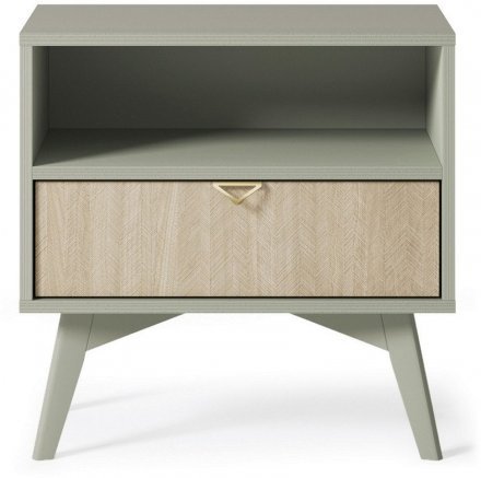 Тумба приліжкова Perfect Home Форест / Forest S54 з 1 шухлядою Евкаліпт/ялиця сканді (PFH-091473)