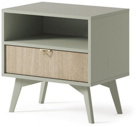 Тумба приліжкова Perfect Home Форест / Forest S54 з 1 шухлядою Евкаліпт/ялиця сканді (PFH-091473)