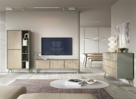 Тумба приліжкова Perfect Home Форест / Forest S54 з 1 шухлядою Евкаліпт/ялиця сканді (PFH-091473)