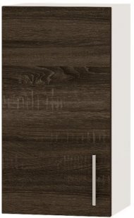 Кухонний модуль Оптіма Верх В01-390 Білий/Дуб Сонома Трюфель 390х296х720 мм (DTM-071415)