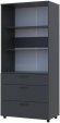 Шафа для одягу Doros Торн Антрацит 2 ДСП/3Ш (полиці) 90х51.6х200 (DRS-012072)