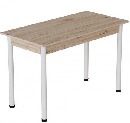 Стіл кухонний Ferrum-decor Беніта 75x120x70 Білий ДСП Сан-Марино 16мм (FRD-105644)