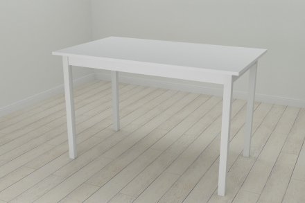Стіл кухонний Ferrum-decor Маріо 75x120x60 Білий ДСП Біле 16мм (FRD-106197)