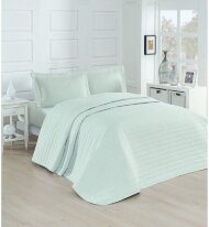 Покривало стьобане Monart mint ментоловий 220х240 см Покривало стьобане Monart mint ментоловий 220х240 см