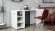Стіл-тумба трансформер Смарт 1/1 Ferrum-decor 750x1450x500 ДСП Біле 16 мм (FRD-105067)