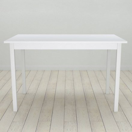 Стіл кухонний Ferrum-decor Маріо 75x120x70 Білий ДСП Біле 16мм (FRD-106198)