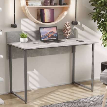 Стіл письмовий Скай Ferrum-decor 75x100x60 Сірий метал ДСП Бетон 16 мм (FRD-106653) Стіл письмовий Скай Ferrum-decor 75x100x60 Сірий метал ДСП Бетон 16 мм (FRD-106653)