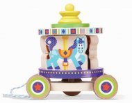 Перша дерев'яна іграшка Карусель MD13616