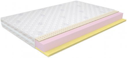 Матрас безпружинний Александрія 180х185х21 см
