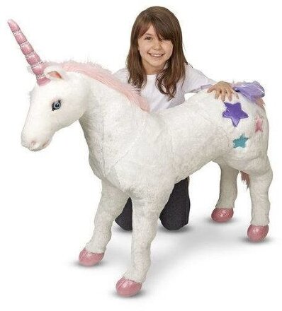 Плюшева іграшка Великий єдиноріг Джамбо MD18801