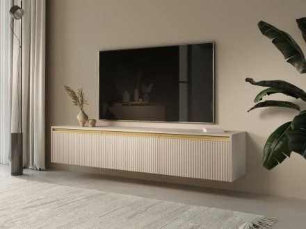 Тумба під ТВ Perfect Home Роял / Royal RTV180 3-дверна Бежевий (PFH-091293)