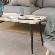 Стіл журнальний Монтана Ferrum-decor 45x100x50 Чорний метал ДСП Дуб Сан-Марино 16 мм (FRD-106716) Стіл журнальний Монтана Ferrum-decor 45x100x50 Чорний метал ДСП Дуб Сан-Марино 16 мм (FRD-106716)