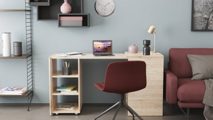Стіл-тумба трансформер Смарт 1/1 Ferrum-decor 750x1450x500 ДСП Дуб Сан-Марино 16 мм (FRD-105068)