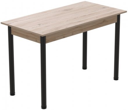 Стіл кухонний Ferrum-decor Беніта 75x120x70 Чорний ДСП Сан-Марино 16мм (FRD-105646) Стіл кухонний Ferrum-decor Беніта 75x120x70 Чорний ДСП Сан-Марино 16мм (FRD-105646)