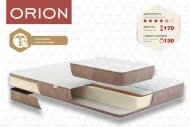 Матрац безпружинний Orion 180х195х17 см Матрац безпружинний Orion 180х195х17 см