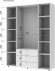 Шафа розпашна для одягу Doros Гелар 155х49,5х203,4 см Графіт (DRS-011109)