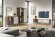 Тумба під ТВ з підсвіткою Вічі / Vici RTV180 3-дверна Горіх/кашемір Perfect Home Польща (PFH-091295)