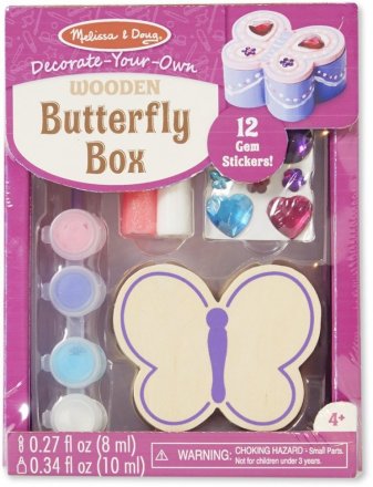 Шкатулка-Бабочка-оформительский набор Butterfly Chest Melissa & Doug MD8853