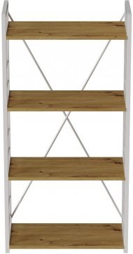 Етажерка 4/60 Ferrum-decor Серії Конект 120x60x28 білий ДСП Дуб Артизан 16мм (FRD-104244) Етажерка 4/60 Ferrum-decor Серії Конект 120x60x28 білий ДСП Дуб Артизан 16мм (FRD-104244)