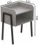 Тумба модульна Ferrum-decor Джузі 540x450x320 метал Чорний ДСП Бетон 16 мм (FRD-102974)