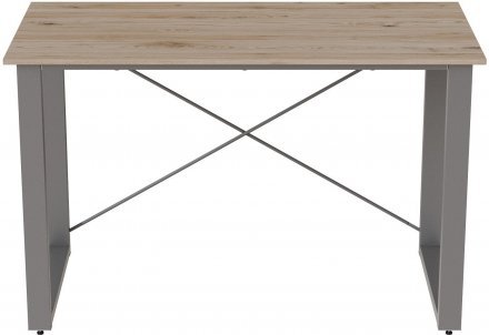 Письмовий стіл Ferrum-decor Драйв 750x1200x700 Сірий метал ДСП Дуб Сан-Марино 32 мм (FRD-103388)