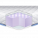 Матрац топпер Super Massage 80х190х6 см