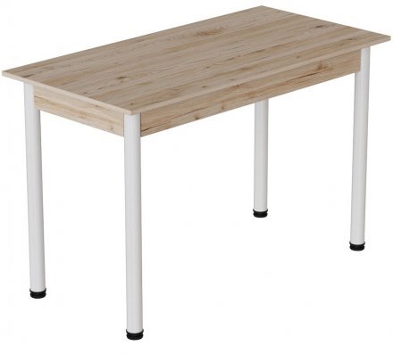 Стіл кухонний Ferrum-decor Беніта 75x120x80 Білий ДСП Сан-Марино 16мм (FRD-105647) Стіл кухонний Ferrum-decor Беніта 75x120x80 Білий ДСП Сан-Марино 16мм (FRD-105647)