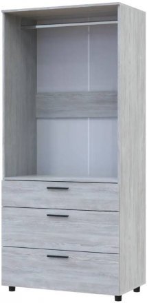 Шафа для одягу Doros Торн Сосна Натті 2 ДСП/3Ш (штанга) 90х51.6х200 (DRS-012076)