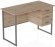 Комп'ютерний стіл Ferrum-decor Гаррі 75x120x60 сірий ДСП Дуб Сан-Марино 32мм (FRD-101459)