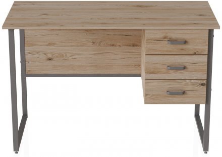 Комп'ютерний стіл Ferrum-decor Гаррі 75x120x60 сірий ДСП Дуб Сан-Марино 32мм (FRD-101459)