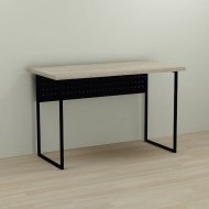 Письмовий стіл Ferrum-decor Майк 76x120x60 чорний ДСП Дуб Сонома 32мм (FRD-103863)