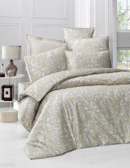 Постільний комплект 200х220 см Sateen Verano бежевий