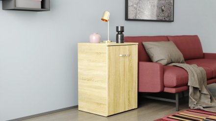 Стіл-тумба трансформер Смарт 1/1 Ferrum-decor 750x1450x500 ДСП Дуб Сонома 16 мм (FRD-105070)