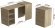 Стіл-тумба трансформер Смарт 1/1 Ferrum-decor 750x1450x500 ДСП Дуб Сонома 16 мм (FRD-105070)