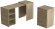 Стіл-тумба трансформер Смарт 1/1 Ferrum-decor 750x1450x500 ДСП Дуб Сонома 16 мм (FRD-105070)