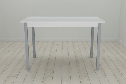 Стіл кухонний Ferrum-decor Маріо 75x120x70 Сірий ДСП Біле 16мм (FRD-106201)