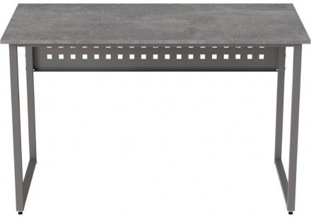 Стіл письмовий Майк Ferrum-decor 75x140x70 Сірий метал ДСП Бетон 16 мм (FRD-106539)