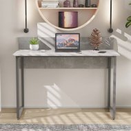 Стіл письмовий Скай Ferrum-decor 75x100x60 Сірий метал ДСП Бетон 32 мм (FRD-106656)
