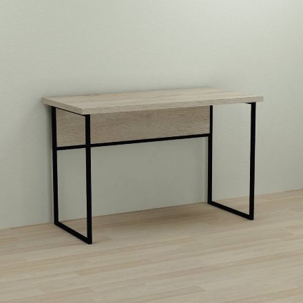 Письмовий стіл Ferrum-decor Коді 76x100x60 чорний ДСП Дуб Сонома 32мм (FRD-103737)