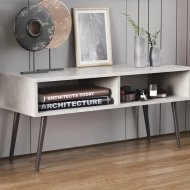 Тумба під ТВ Невада Ferrum-decor 45x100x38 Чорний метал ДСП Бетон 16 мм (FRD-106719) Тумба під ТВ Невада Ferrum-decor 45x100x38 Чорний метал ДСП Бетон 16 мм (FRD-106719)